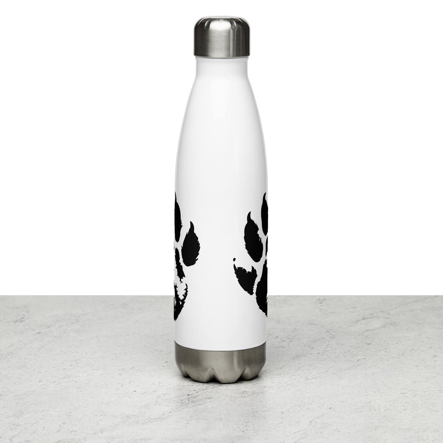 Paw Print Stainless steel water bottle