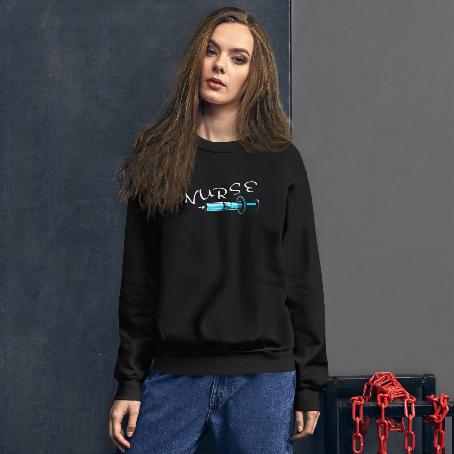 Nurse Syringe Sweatshirt