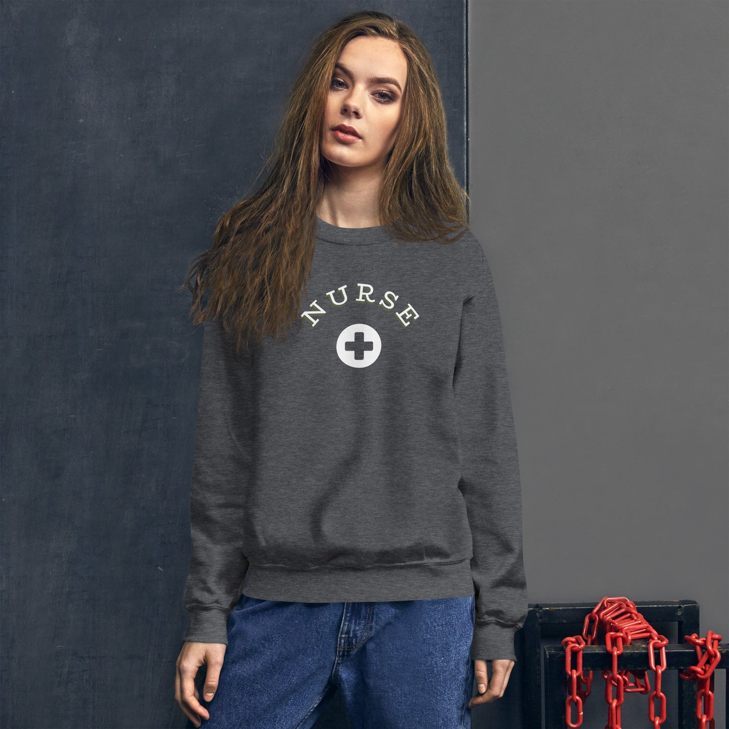 Nurse Cross Sweatshirt
