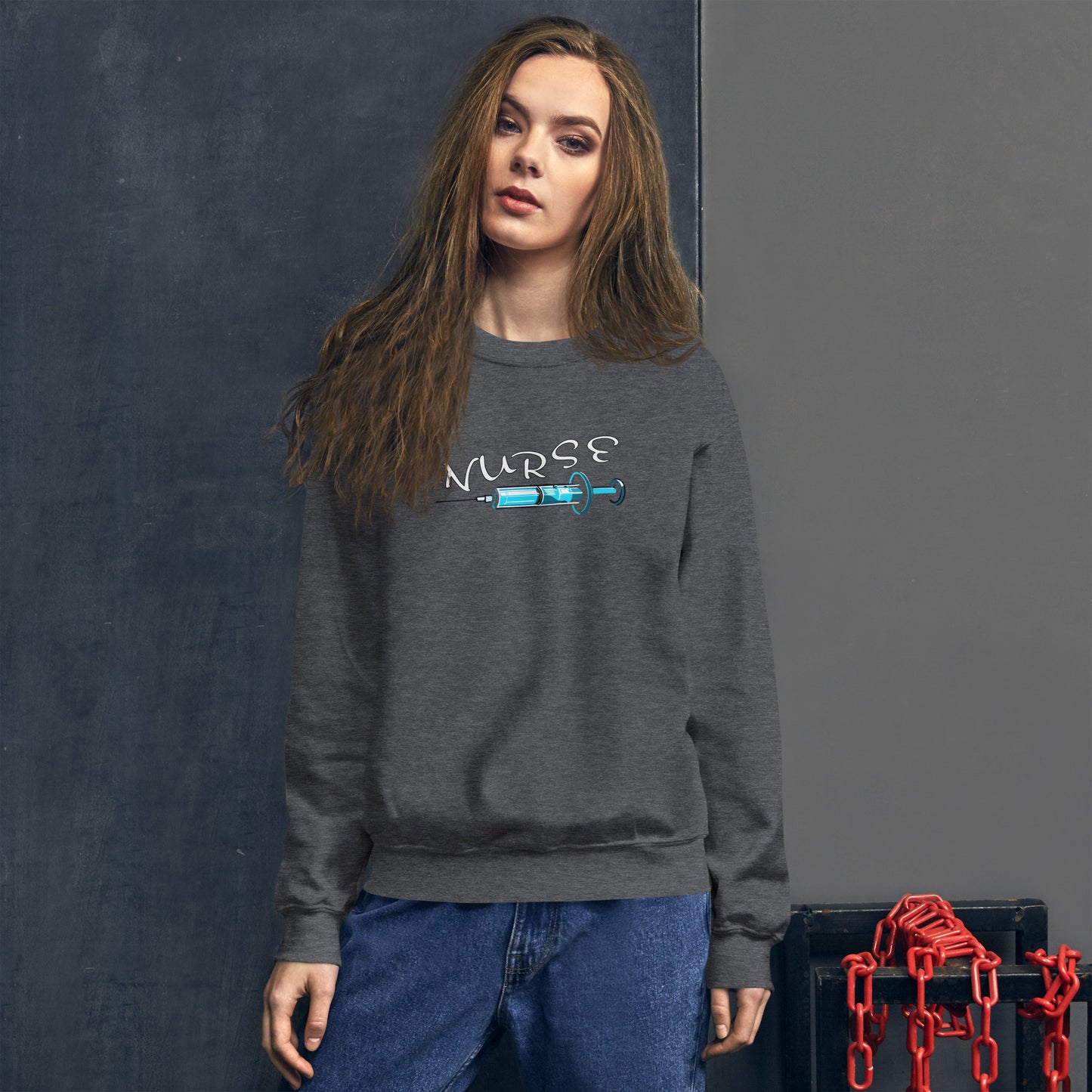 Nurse Syringe Sweatshirt