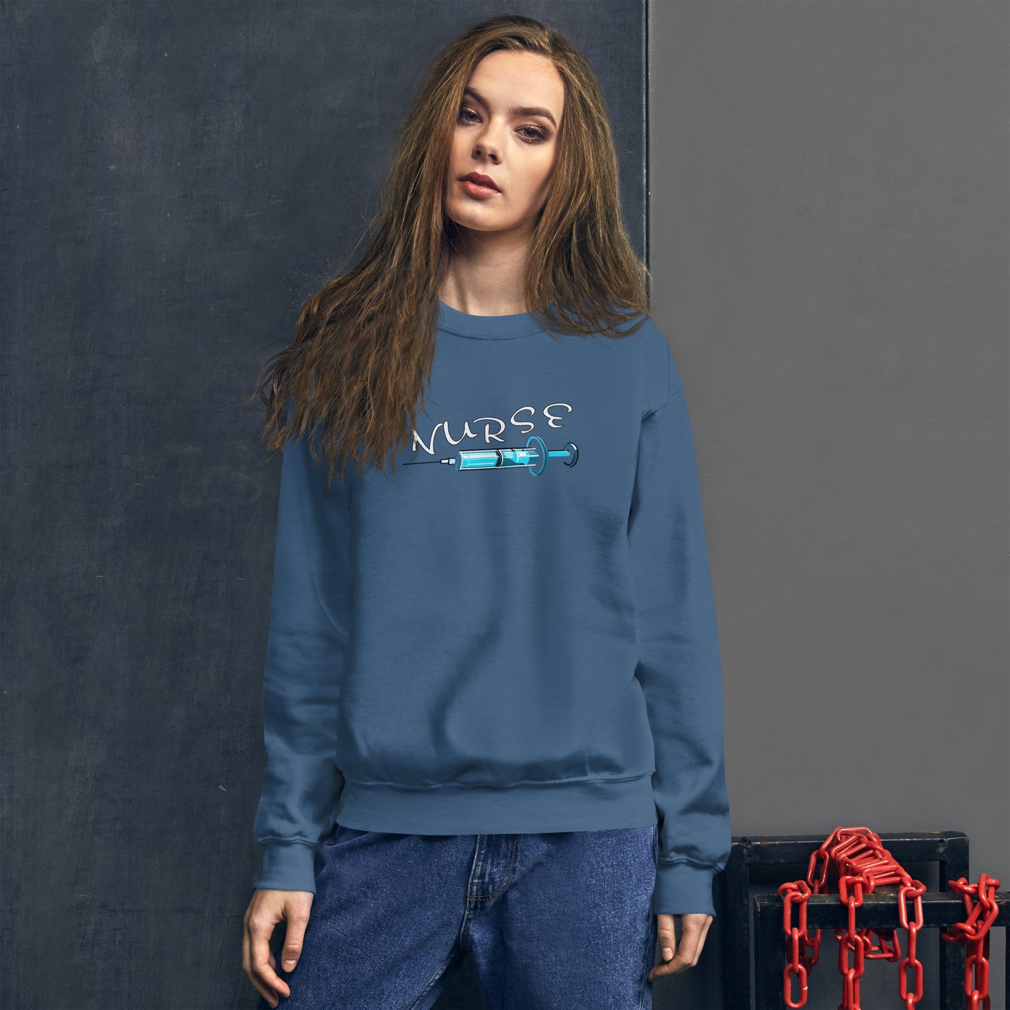 Nurse Syringe Sweatshirt