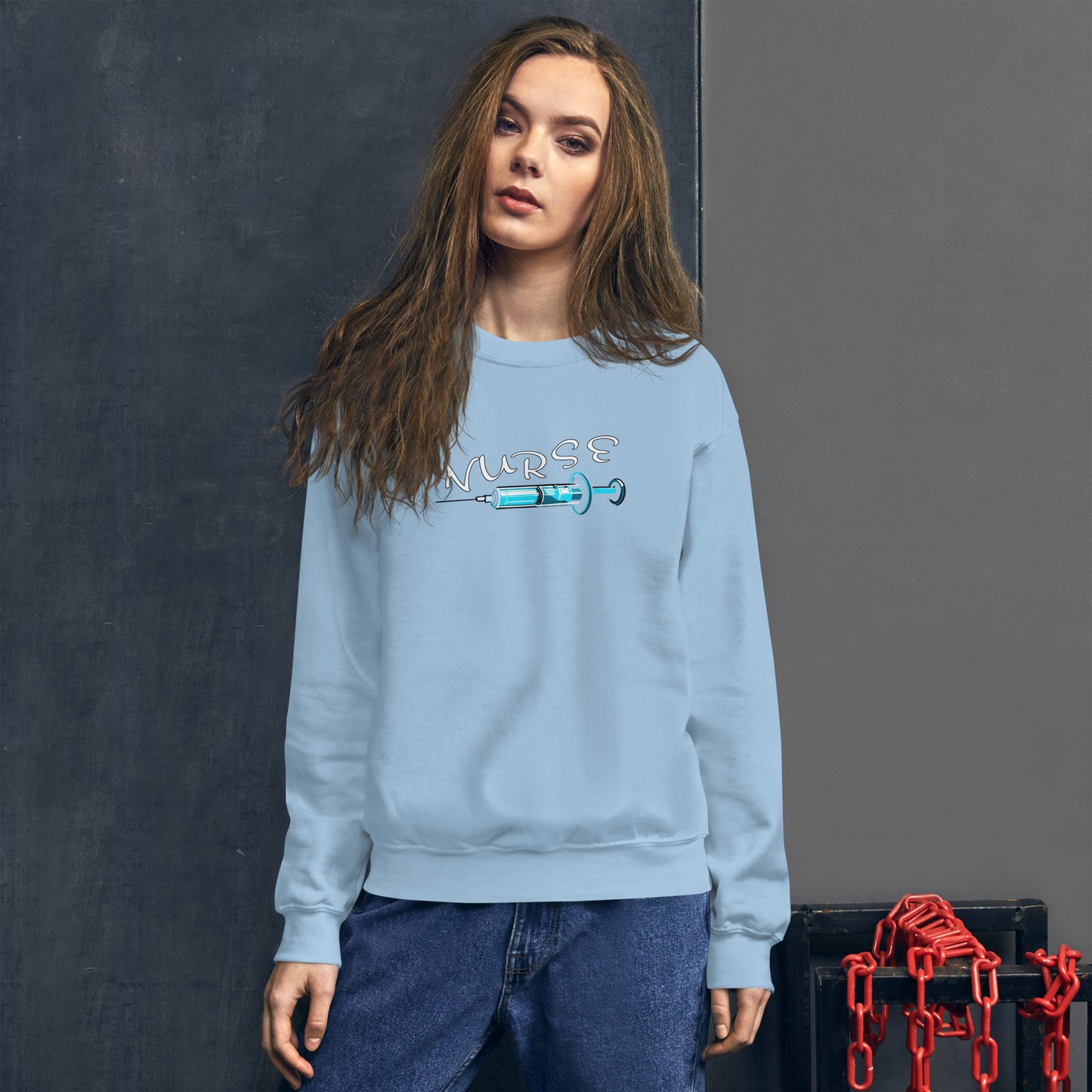Nurse Syringe Sweatshirt