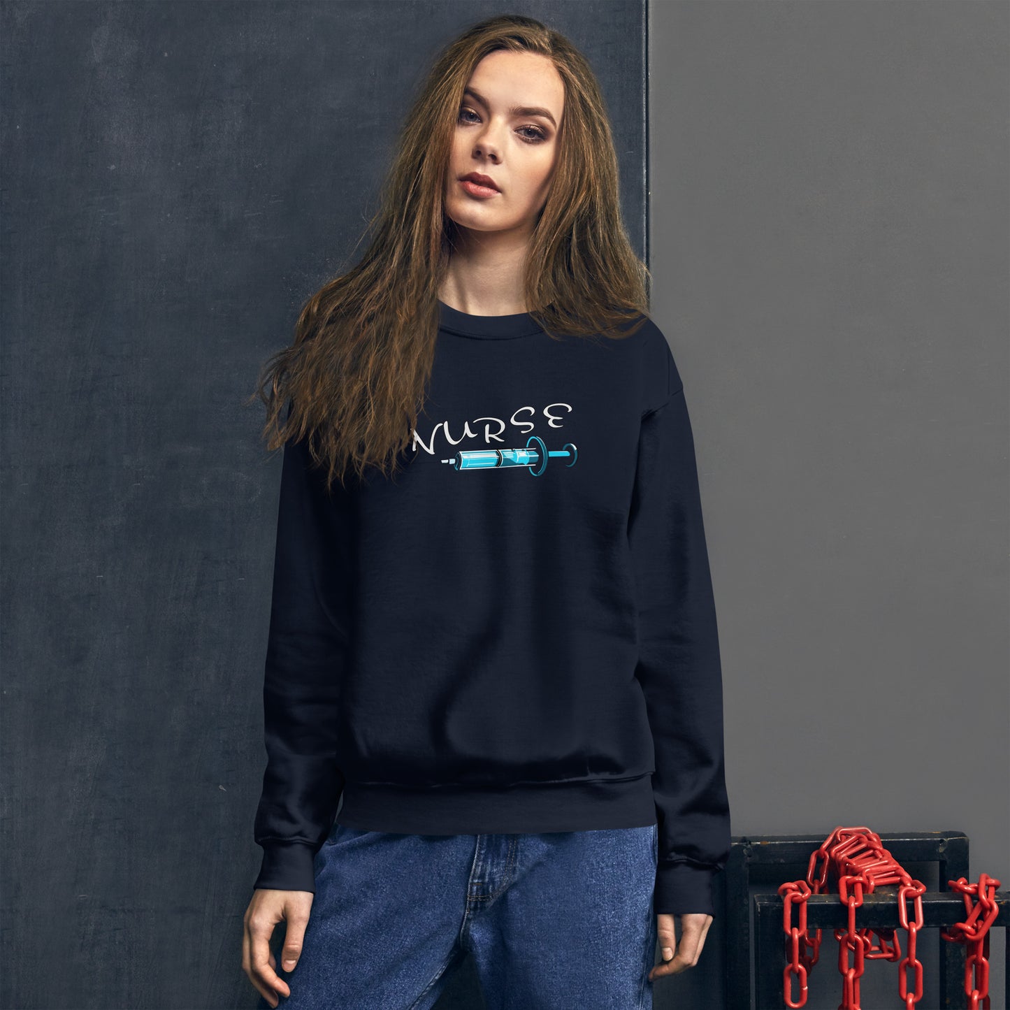 Nurse Syringe Sweatshirt