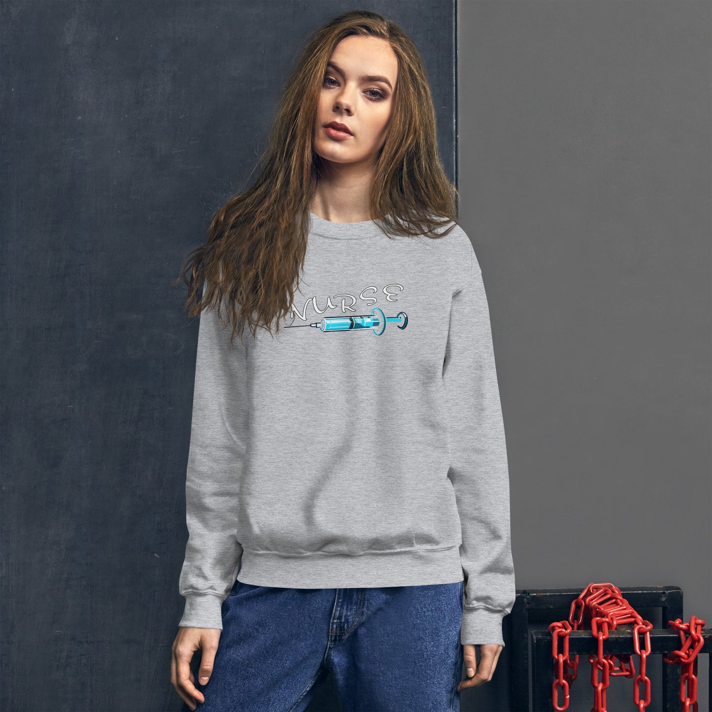 Nurse Syringe Sweatshirt