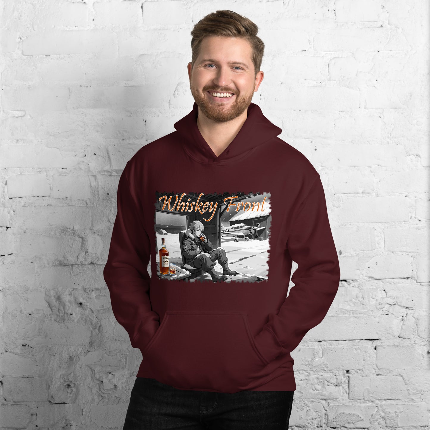 Whiskey Front Hoodie
