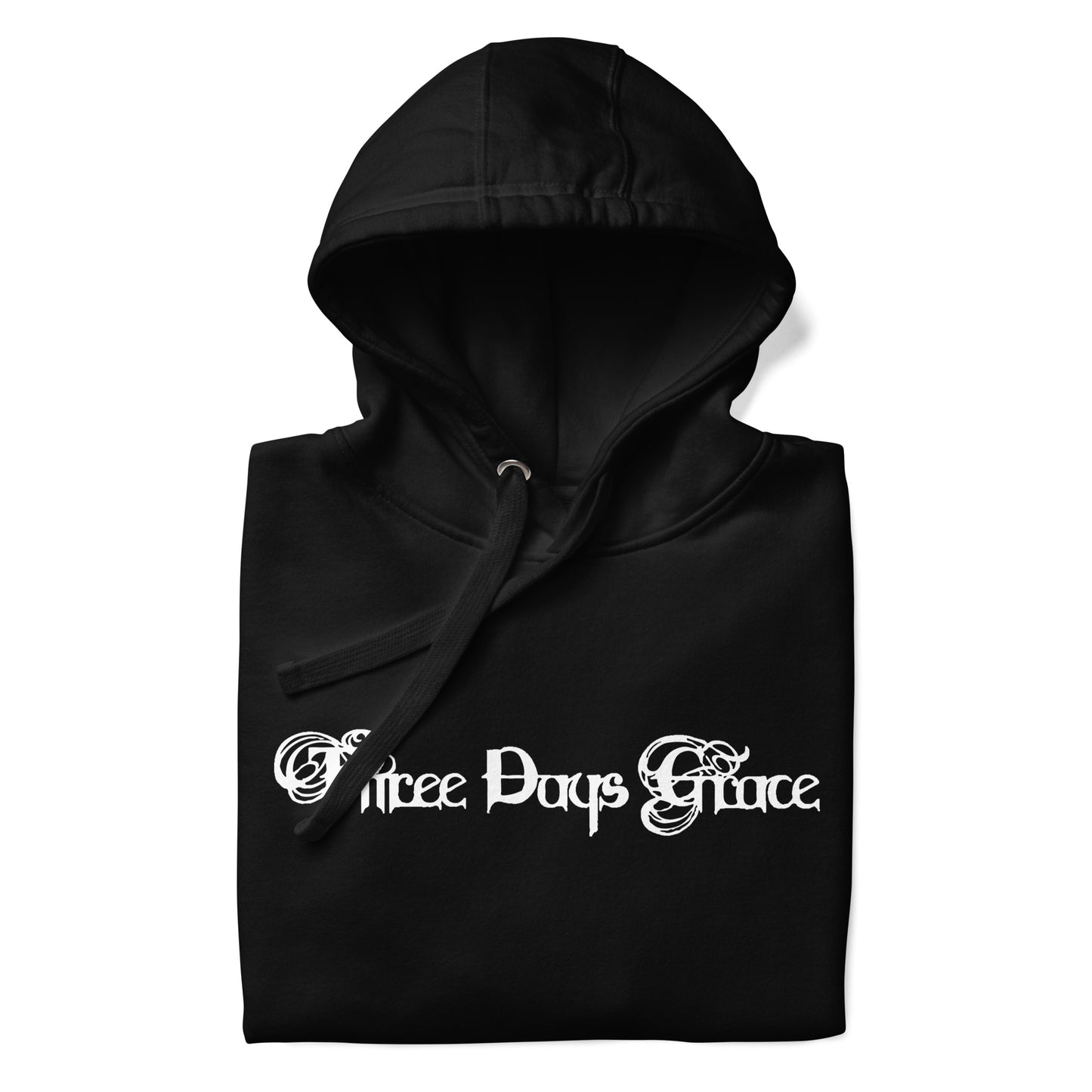 3 Days Grace White Text Hoodie