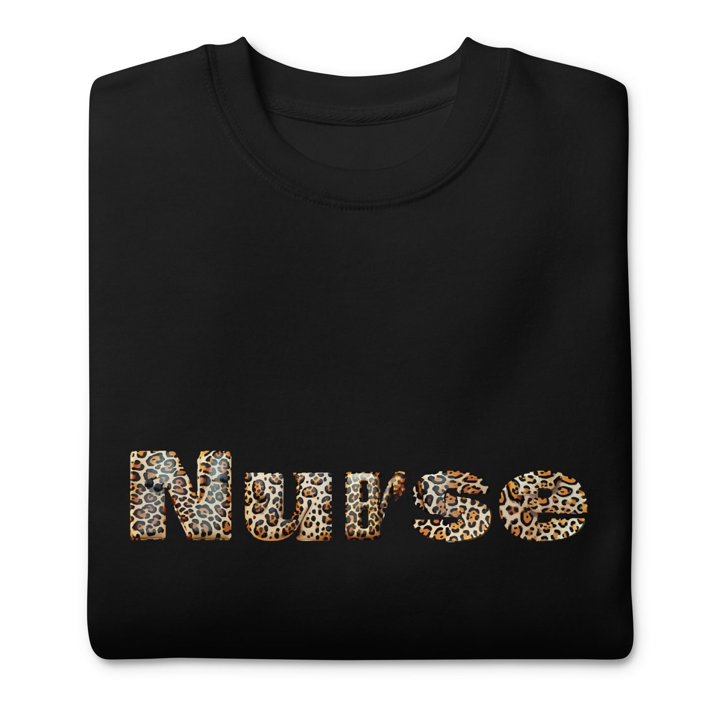 Nurse Leopard Premium Sweatshirt