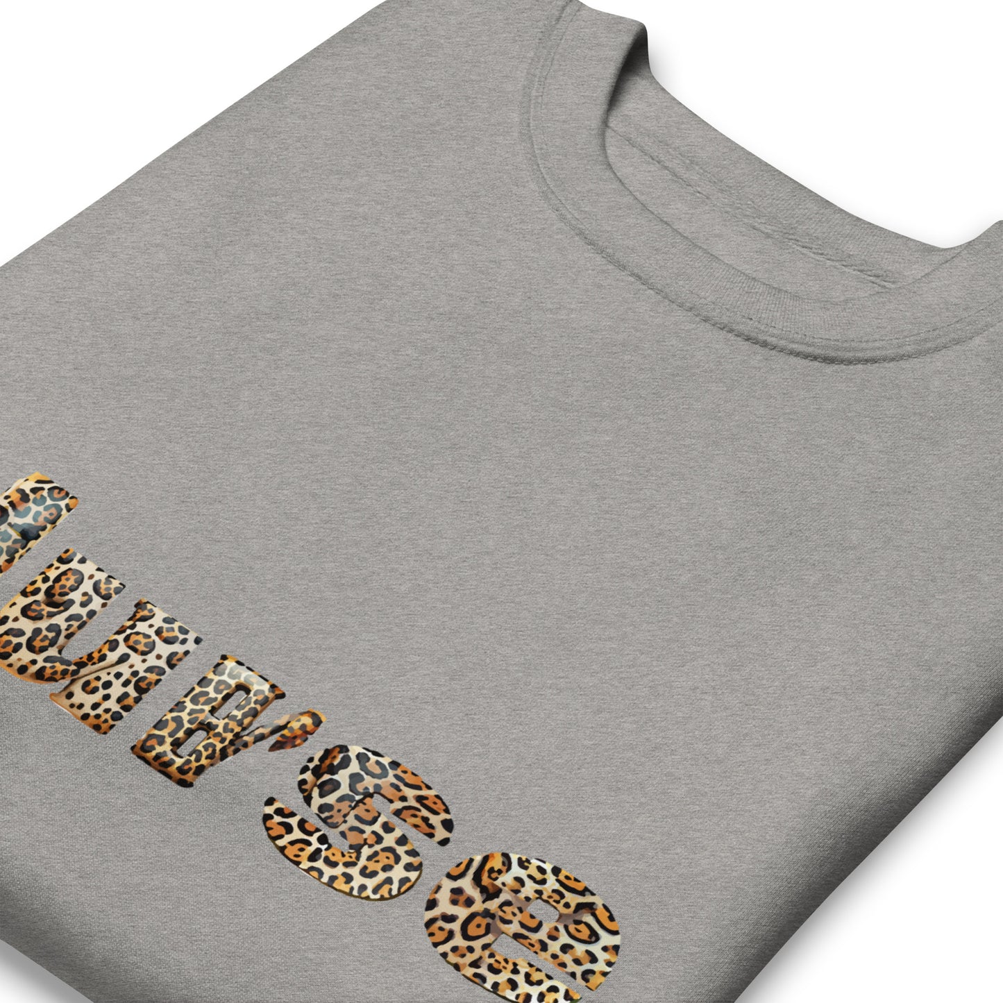 Nurse Leopard Premium Sweatshirt