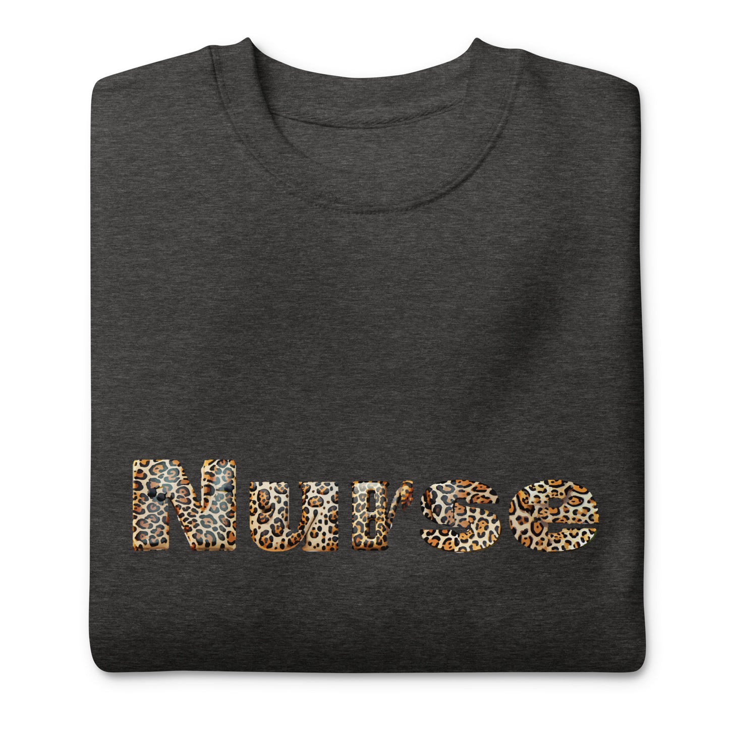 Nurse Leopard Premium Sweatshirt