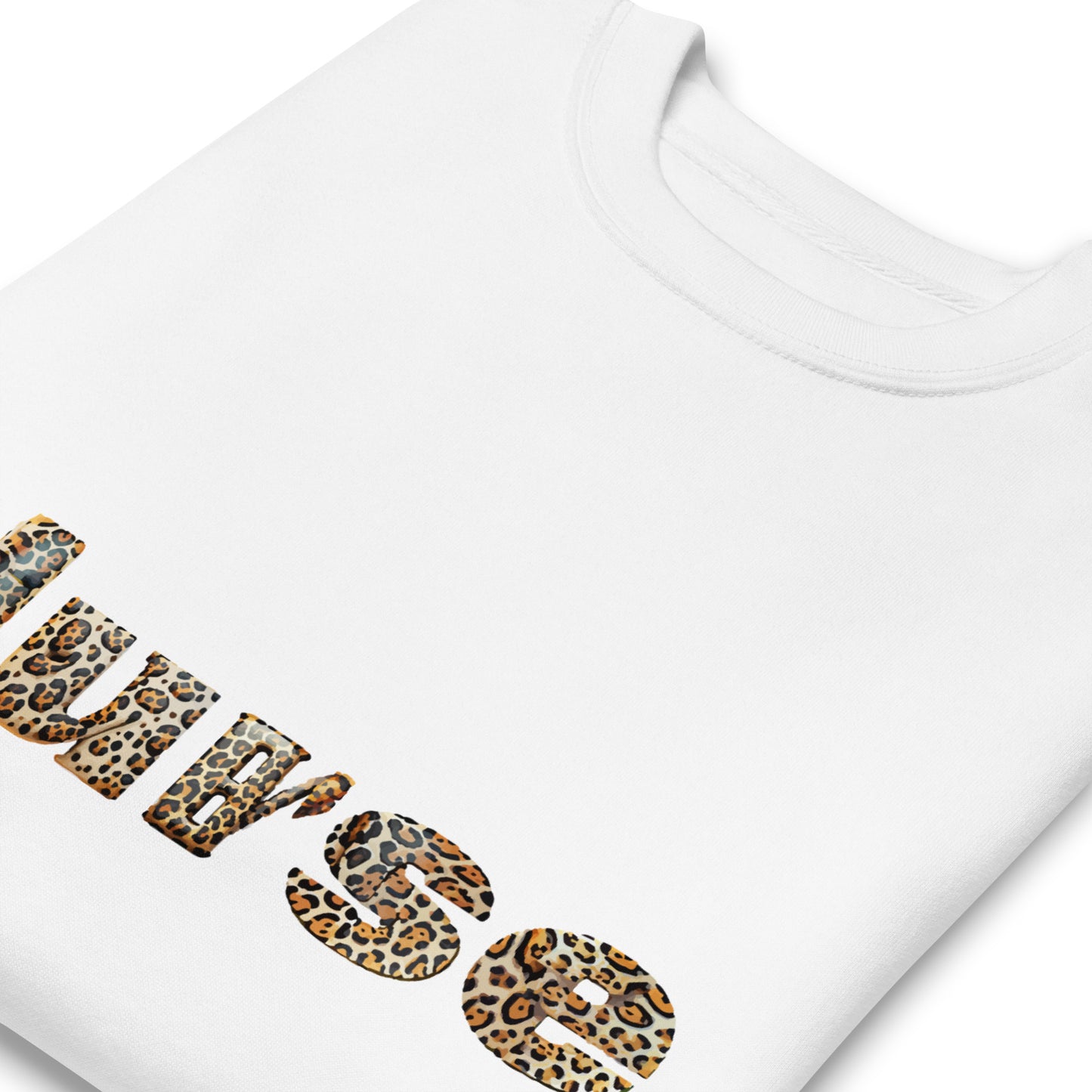Nurse Leopard Premium Sweatshirt