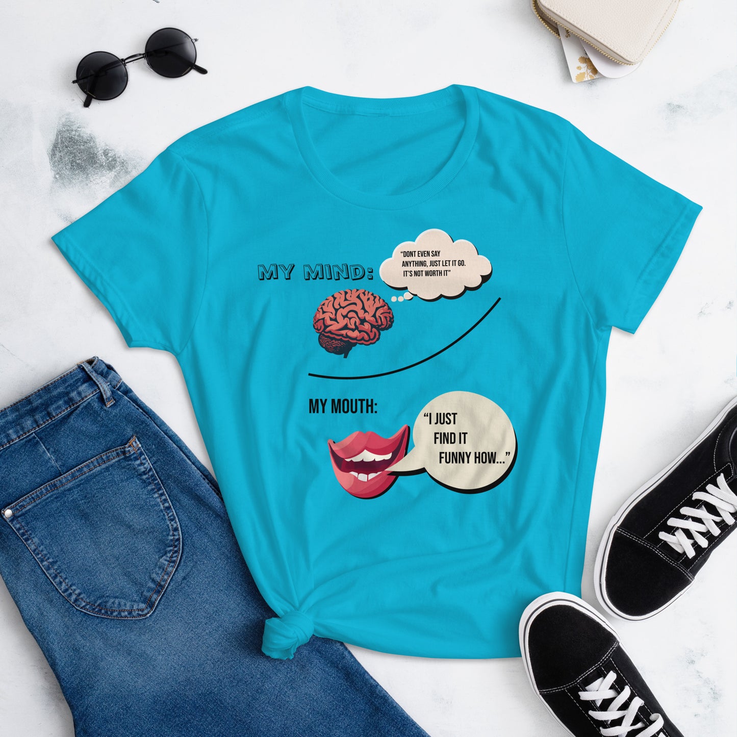 Brain vs Mouth T-Shirt