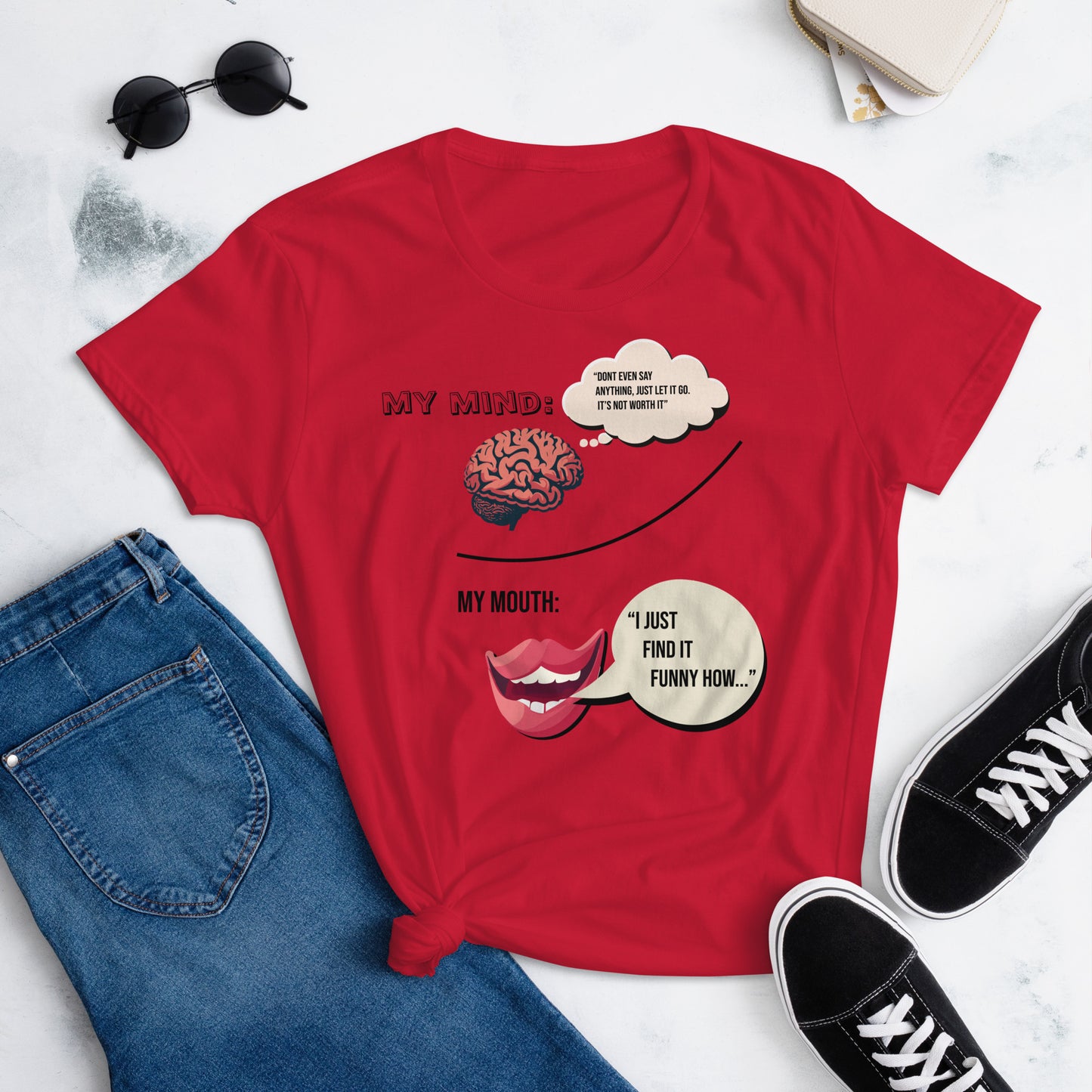 Brain vs Mouth T-Shirt