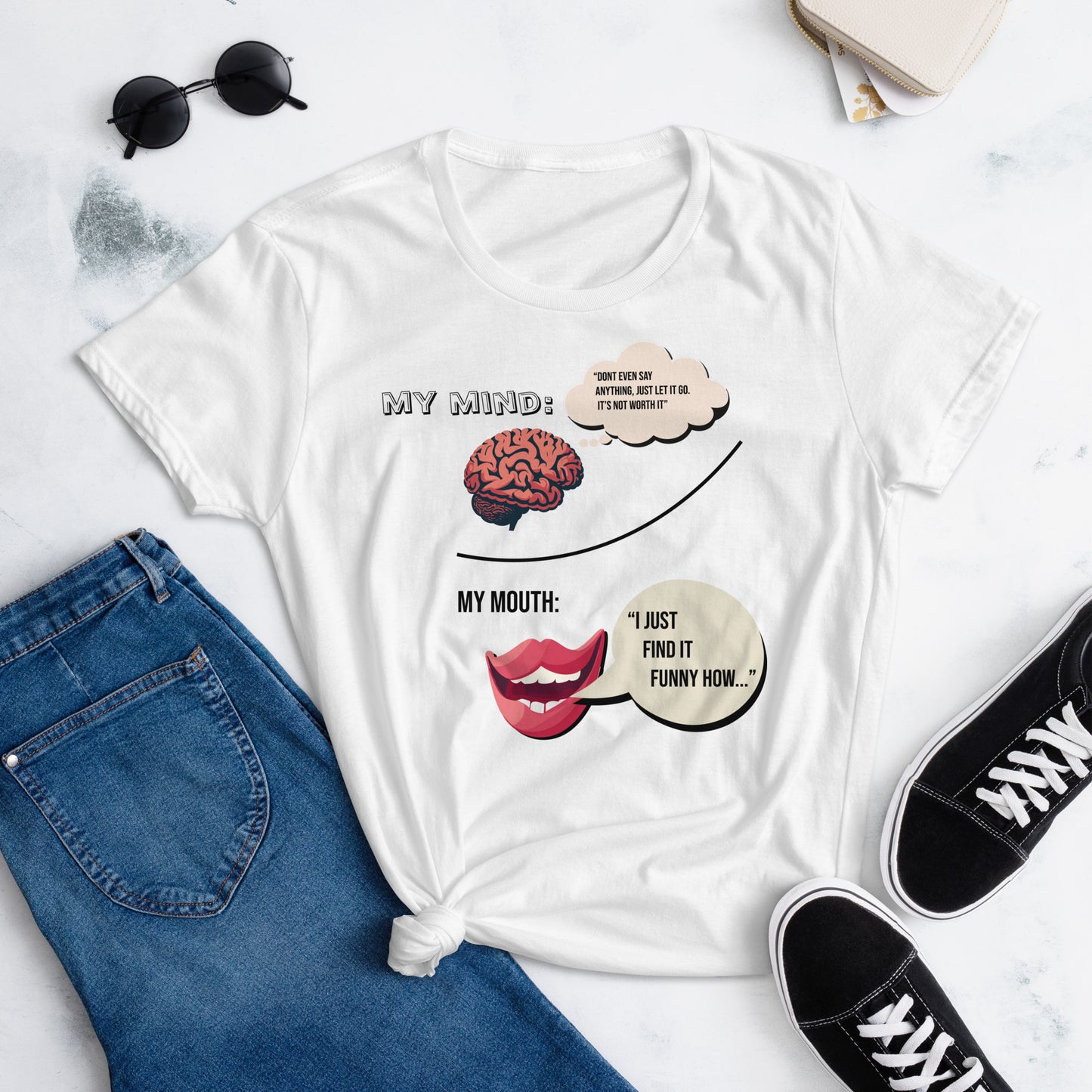 Brain vs Mouth T-Shirt
