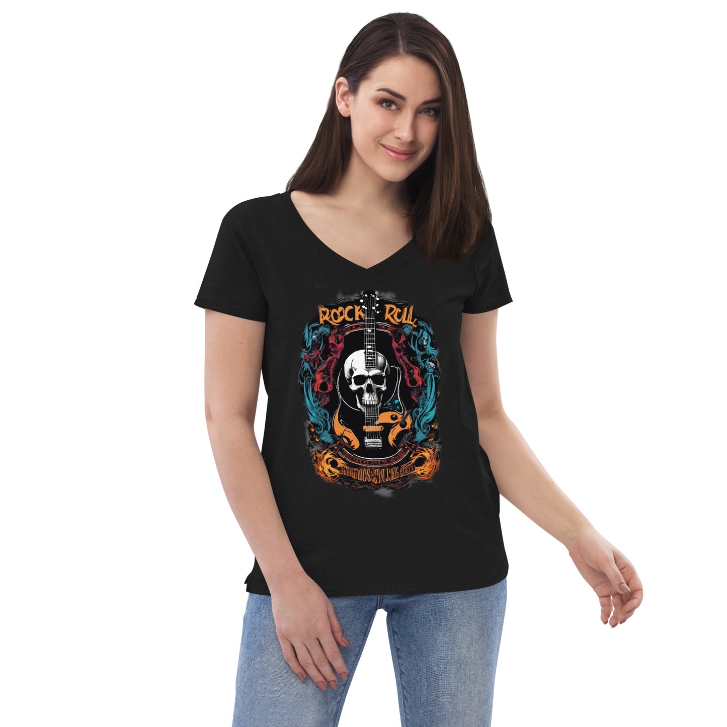 Rock n Roll v-neck t-shirt