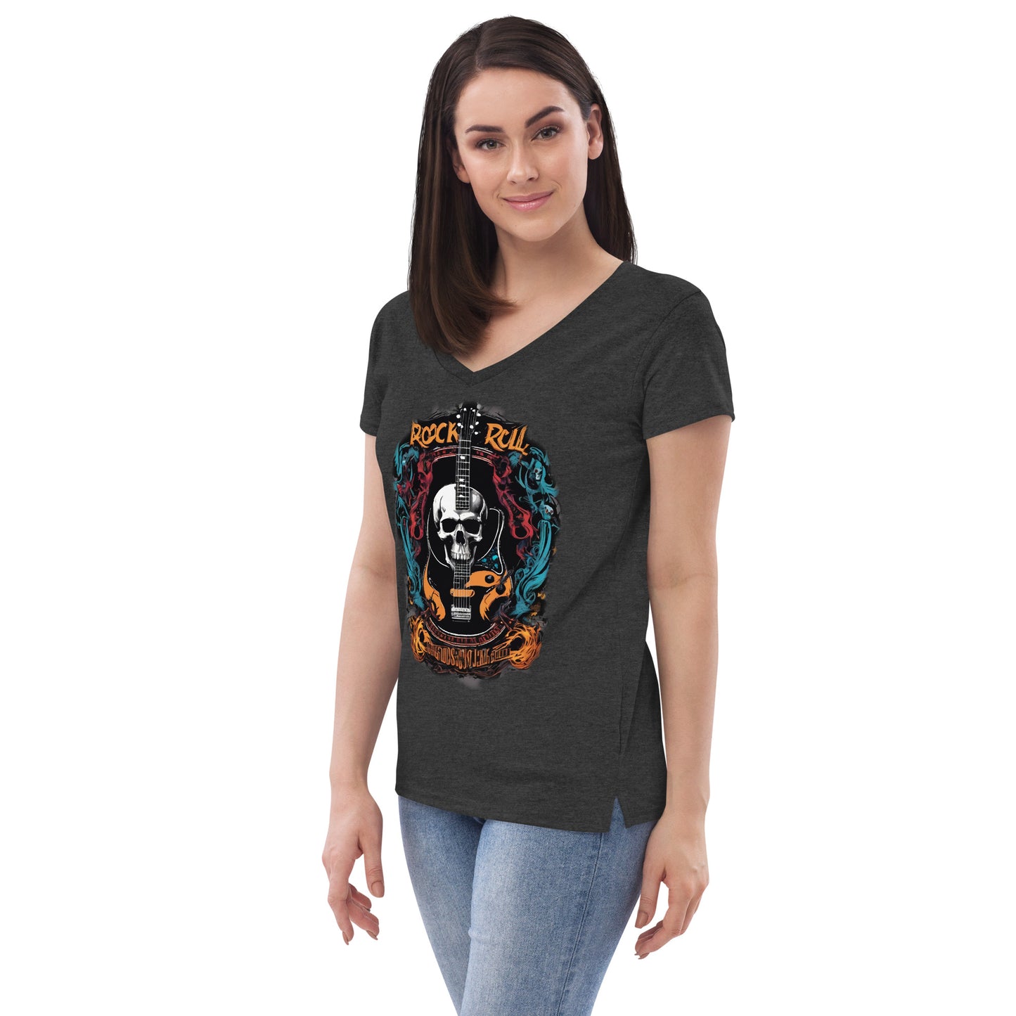 Rock n Roll v-neck t-shirt