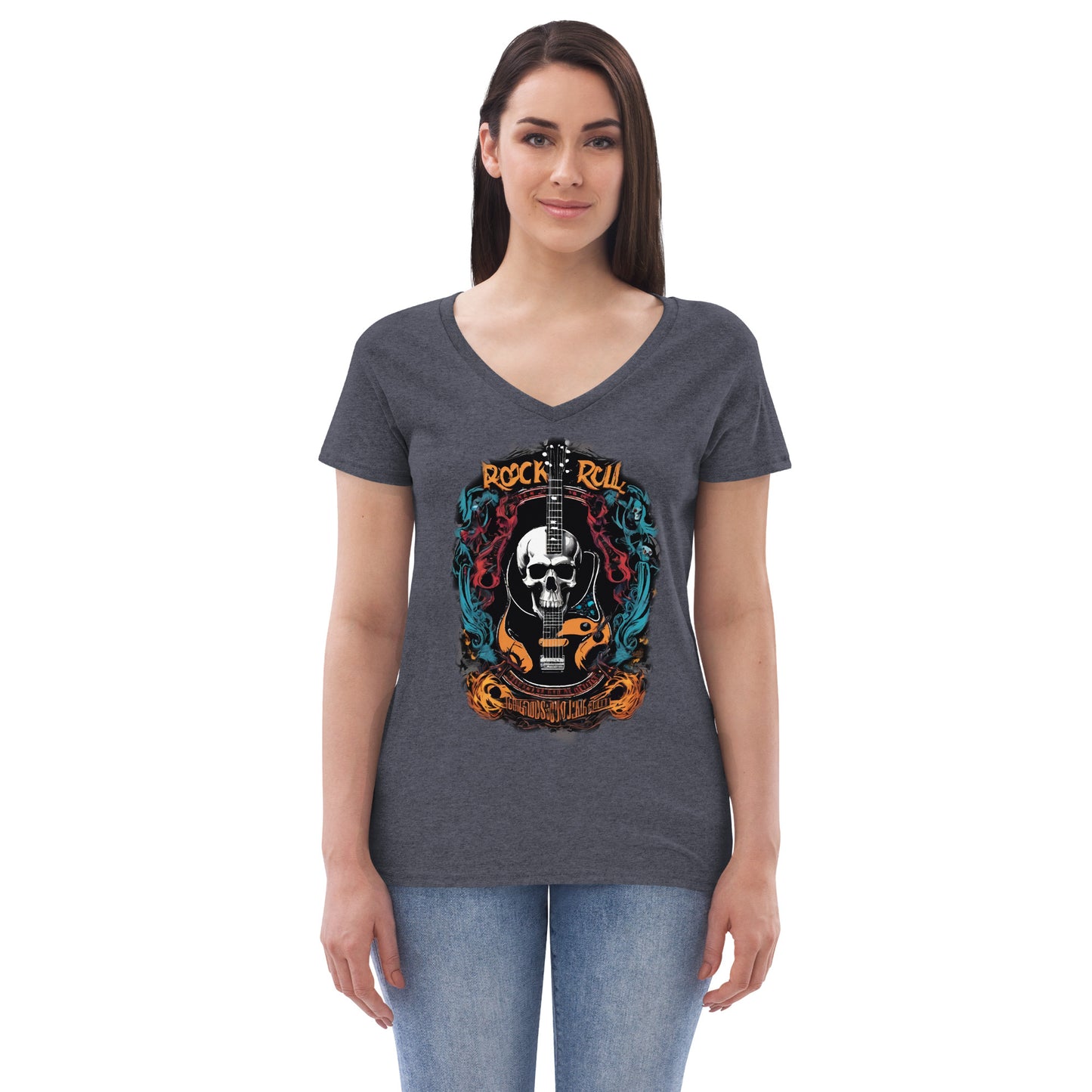 Rock n Roll v-neck t-shirt