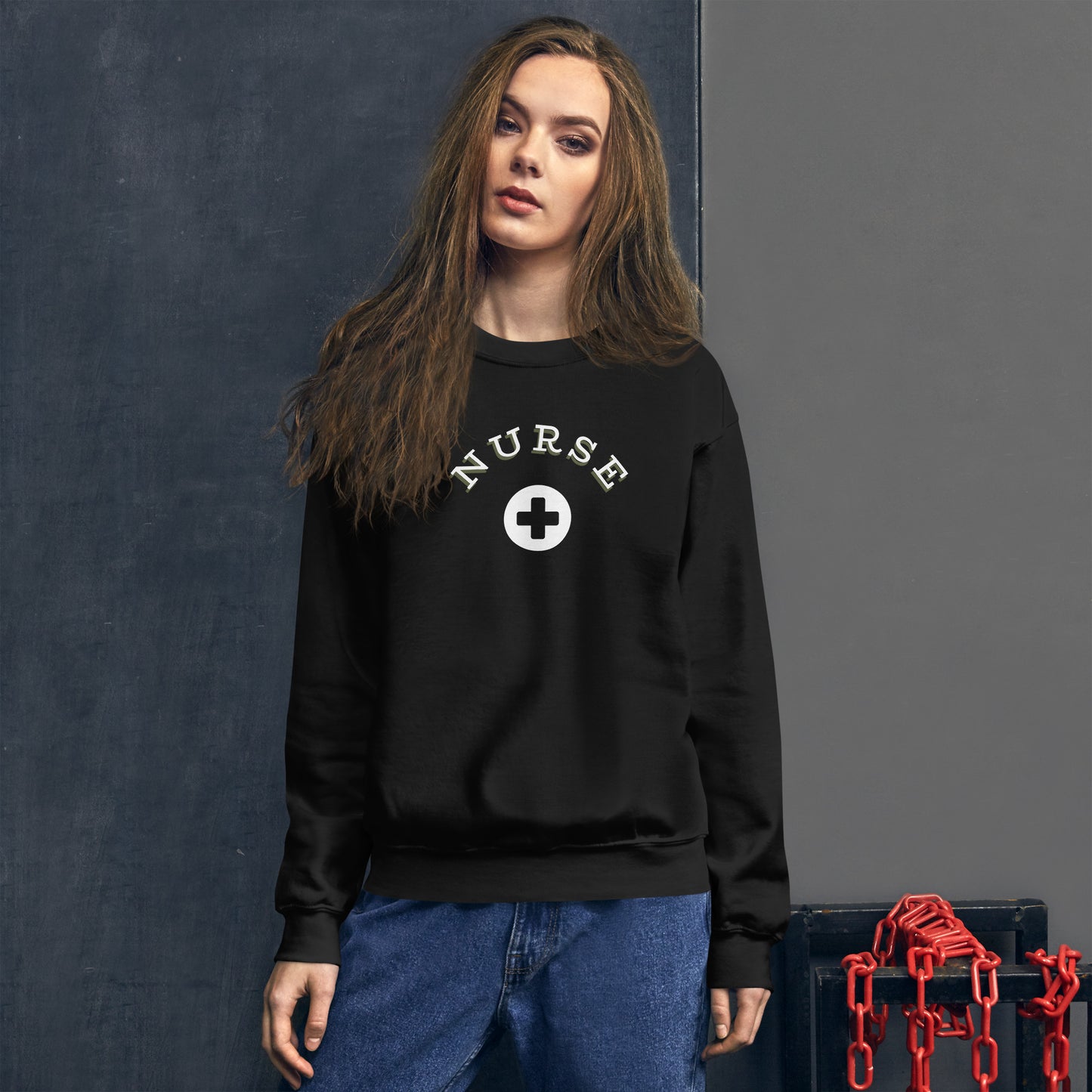 Nurse Cross Sweatshirt