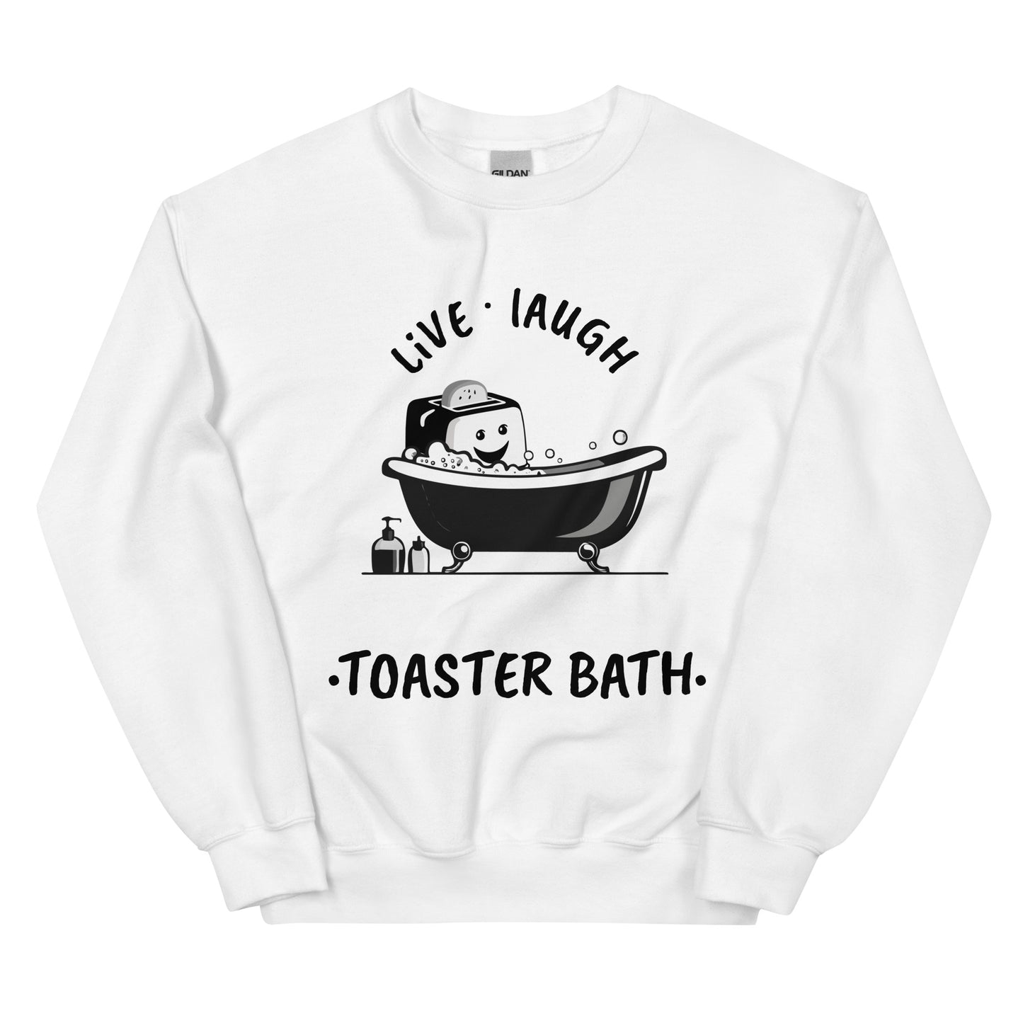 LIVE LAUGH TOASTER BATH