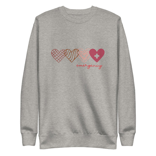 Emergency <3 Nurse Premium Sweatshirt