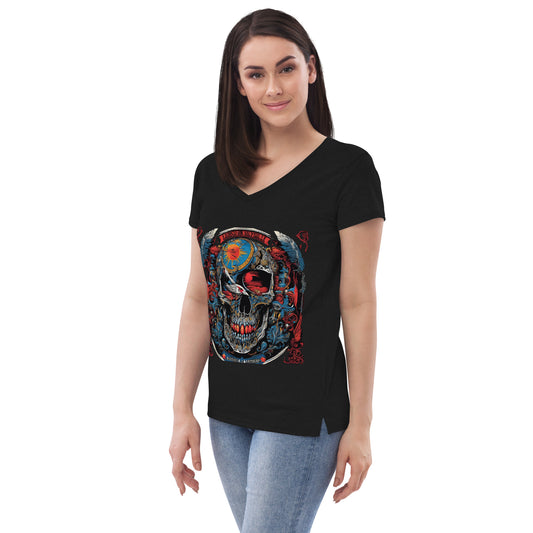 Skull Rock v-neck t-shirt